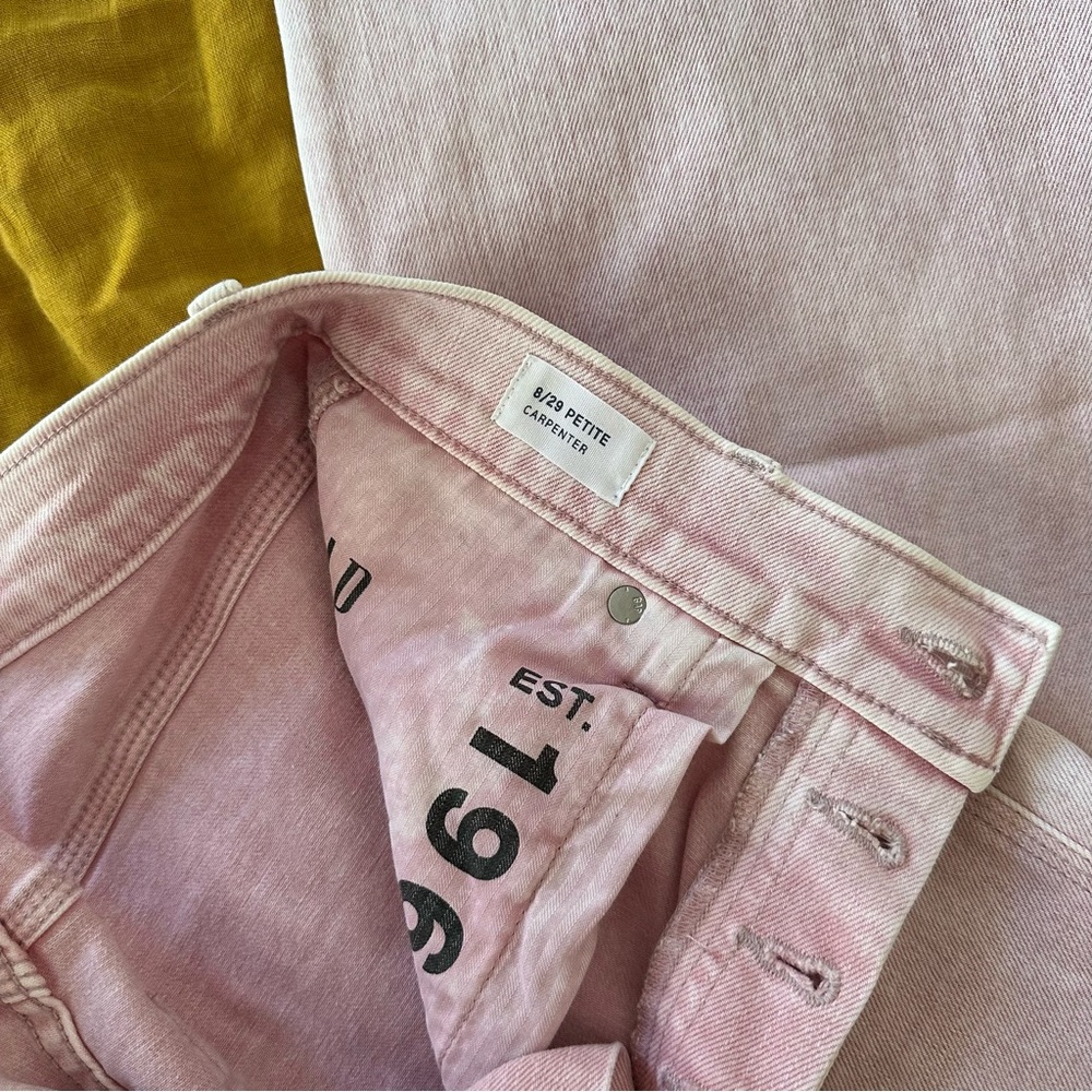 GAP - RARE - High Rise Pink Carpenter Jean - Picture 4 of 5
